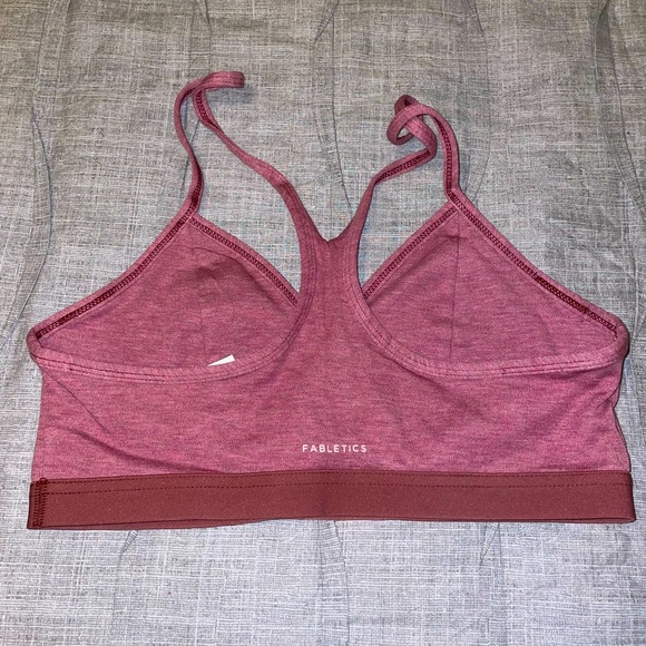 New Deep Pink Racerback Bralette - Picture 3 of 4